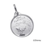 Pt999 純金 ディズニー メダル ペンダント 1/10oz ミッキーマウス ファンタジア