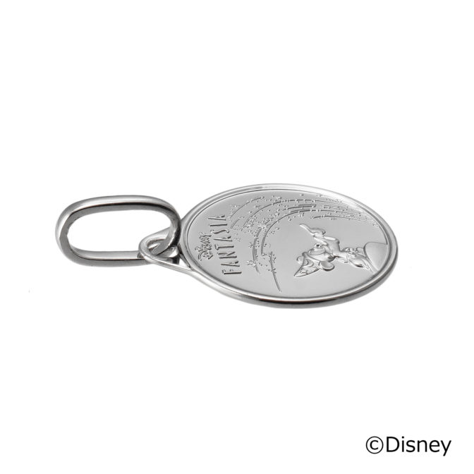 Pt999 純金 ディズニー メダル ペンダント 1/20oz ミッキーマウス ファンタジア