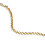 K18 18金 カット ロロチェーン ネックレス 2mm幅