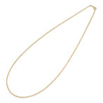 K18 18金 カット ロロチェーン ネックレス 2mm幅