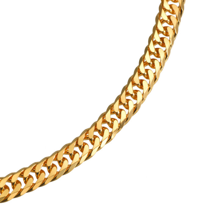 K24 純金 喜平ネックレス 6面ダブル 50g 50cm 5.6mm幅 中折れ ダブルストッパー