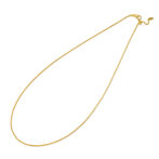 K24 純金 ベネチアン チェーンネックレス 1.0mm幅 45cm フリーアジャスター