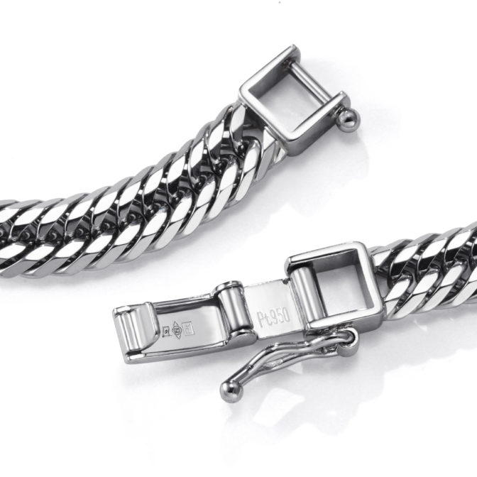 Pt950 プラチナ 喜平ネックレス 12面トリプル 63g 55cm