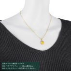 K24 純金 コインペンダント 葛飾北斎 1/20oz シンプルフレーム