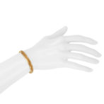 K18 18金 喜平ブレスレット 14面トリプル Mカット 20g 18cm 6.4mm幅