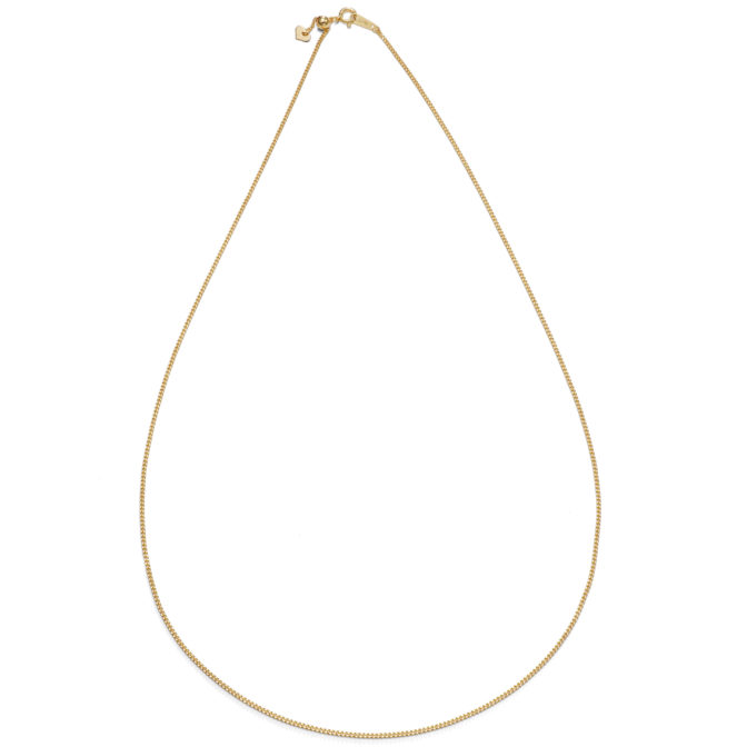 K18 ゴールド 18金 喜平ネックレス 2面シングル 3g 50cm 1.2mm幅 フリーアジャスター