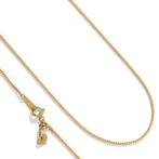 K18 ゴールド 18金 喜平ネックレス 2面シングル 3g 50cm 1.2mm幅 フリーアジャスター