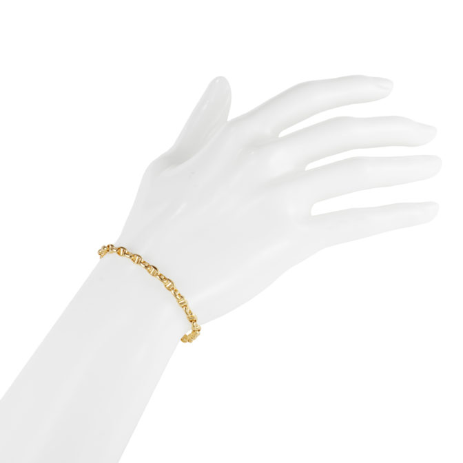 K18 18金 ロロマリーナ ブレスレット 3.5mm幅