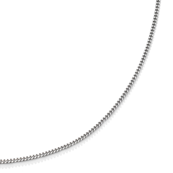 Pt850 プラチナ 喜平ネックレス 2面シングル 5g 50cm 1.48mm幅 フリーアジャスター