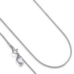 Pt850 プラチナ 喜平ネックレス 2面シングル 5g 50cm 1.48mm幅 フリーアジャスター