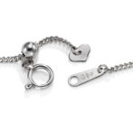 Pt850 プラチナ 喜平ネックレス 2面シングル 5g 50cm 1.48mm幅 フリーアジャスター