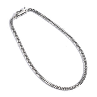 Pt850 プラチナ850 喜平ブレスレット 6面ダブル 5g 20cm 2.4mm幅 中折れ