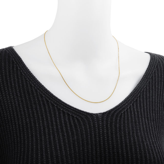 K18 ゴールド 18金 喜平ネックレス 2面シングル 3g 50cm 1.2mm幅 フリーアジャスター