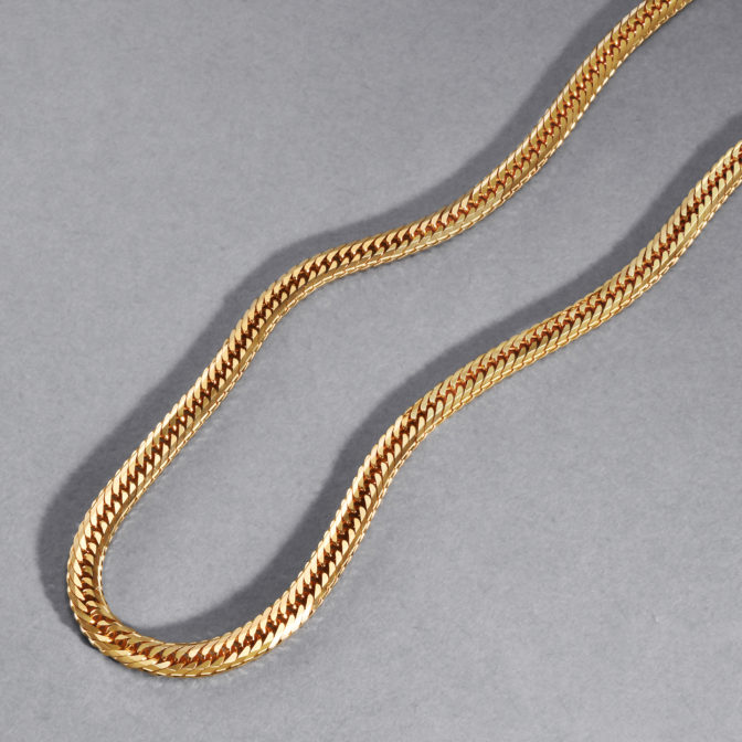 K18 18金 喜平ネックレス 14面トリプル Mカット 50g 50cm 6.3mm幅