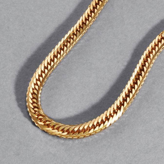 K18 18金 喜平ネックレス 14面トリプル Mカット 50g 50cm 6.3mm幅