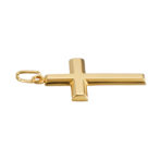 K18 18金 ゴールド リトル クロスペンダント トップ