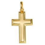 K18 18金 ゴールド クロスペンダント トップ