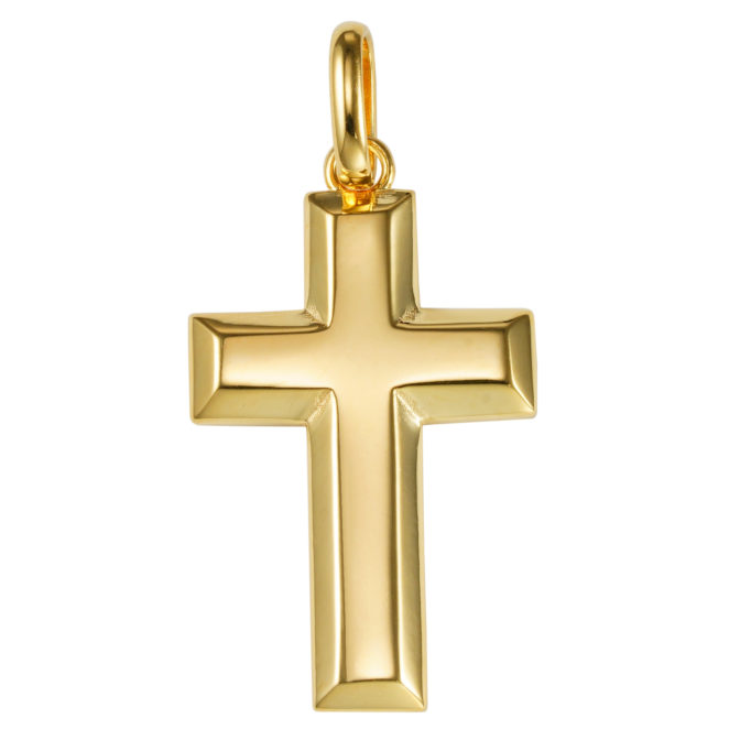 K18 18金 ゴールド クロスペンダント トップ