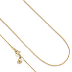 K18 ゴールド 18金 喜平ネックレス 2面シングル 2g 50cm 1.0mm幅 フリーアジャスター