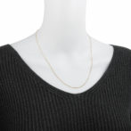 K18 ゴールド 18金 喜平ネックレス 2面シングル 2g 50cm 1.0mm幅 フリーアジャスター