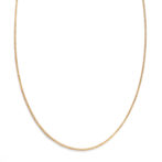 K18 ゴールド 18金 喜平ネックレス 2面シングル 2g 50cm 1.0mm幅 フリーアジャスター