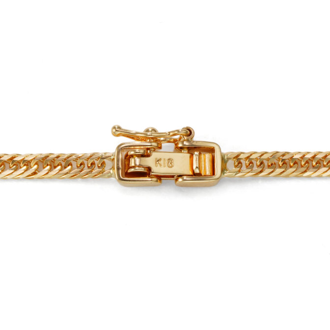 K18 18金 喜平ブレスレット 12面トリプル 3g 18cm 2.2mm幅