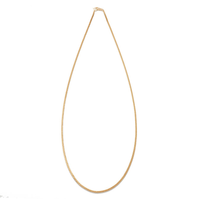 K18 18金 喜平ネックレス 6面ダブル 5g 50cm 1.9mm幅 引輪