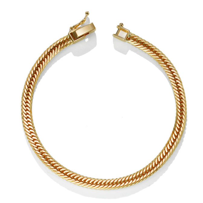 K18 18金 喜平ブレスレット 12面トリプル 7g 16cm 3.8mm幅