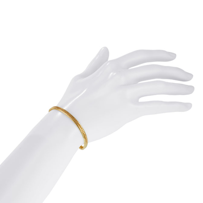 K18 18金 喜平ブレスレット 12面トリプル 7g 16cm 3.8mm幅