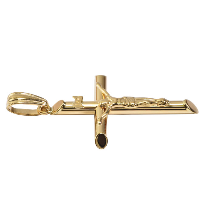 K18 18金 キリスト クロス ペンダント Mサイズ No.01