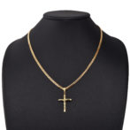 K18 18金 キリスト クロス ペンダント Mサイズ No.01