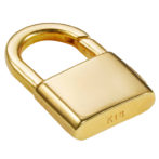 K18 18金 パドロック ペンダント チャーム