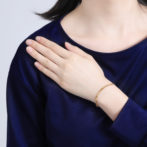 18金 K18 喜平ブレスレット 12面トリプル 4g 17cm 3.1mm幅