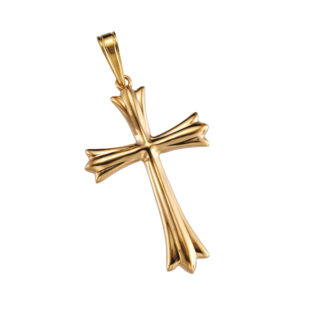 K18 18金 ゴールド クロス ペンダント トップ