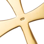 K18 ゴールド クロスペンダント トップ