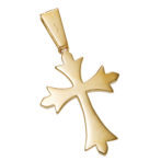 K18 ゴールド 18金 パヴェ ダイヤモンド クロス ペンダント トップ