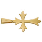 K18 ゴールド 18金 パヴェ ダイヤモンド クロス ペンダント トップ