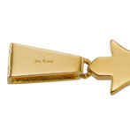 K18 ゴールド 18金 パヴェ ダイヤモンド クロス ペンダント トップ