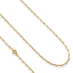 K18 18金 S＆L アズキ リンクチェーン ネックレス 1.7mm幅