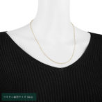 K18 18金 S＆L アズキ リンクチェーン ネックレス 1.7mm幅
