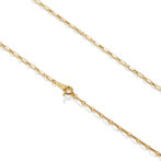 K18 18金 S＆L アズキ リンクチェーン ネックレス 1.7mm幅