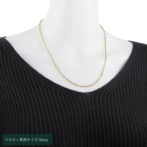 K18 18金 S＆L アズキ リンクチェーン ネックレス 2.9mm幅