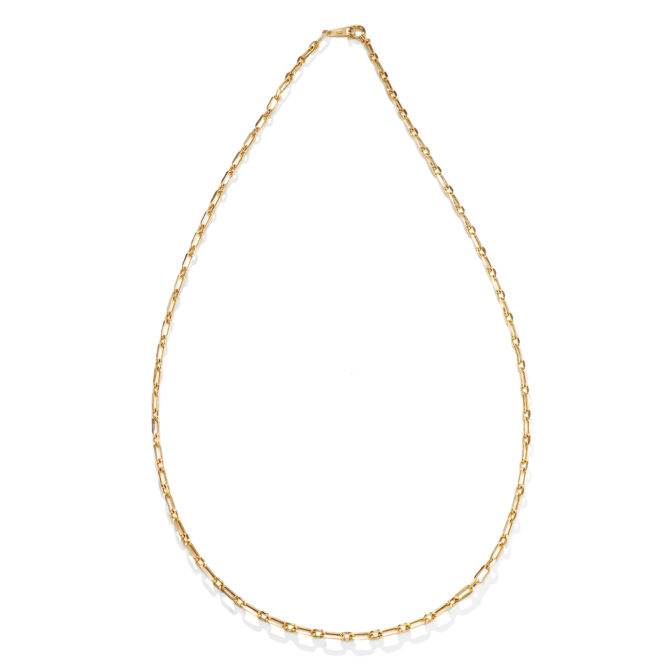 K18 18金 S＆L アズキ リンクチェーン ネックレス 2.9mm幅