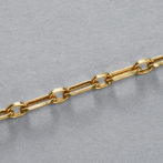 K18 18金 S＆L アズキ リンクチェーン ネックレス