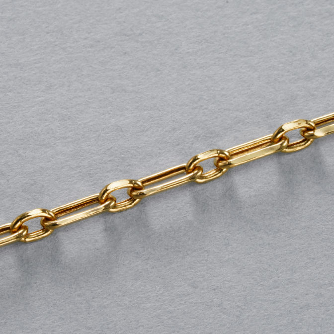 K18 18金 S＆L アズキ リンクチェーン ネックレス