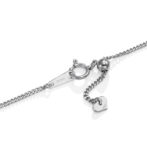 プラチナ850 喜平ネックレス 4g 50cm 1.3mm幅 フリーアジャスター