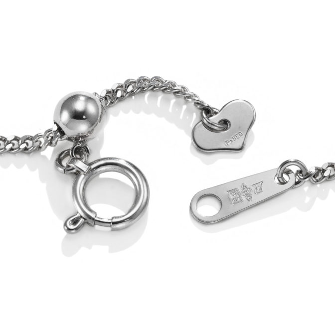 プラチナ850 喜平ネックレス 4g 50cm 1.3mm幅 フリーアジャスター