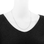 プラチナ850 喜平ネックレス 4g 50cm 1.3mm幅 フリーアジャスター