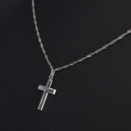 pt850 プラチナ リトル クロスペンダント トップ