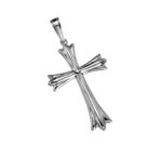 Pt900 プラチナ クロスペンダント トップ